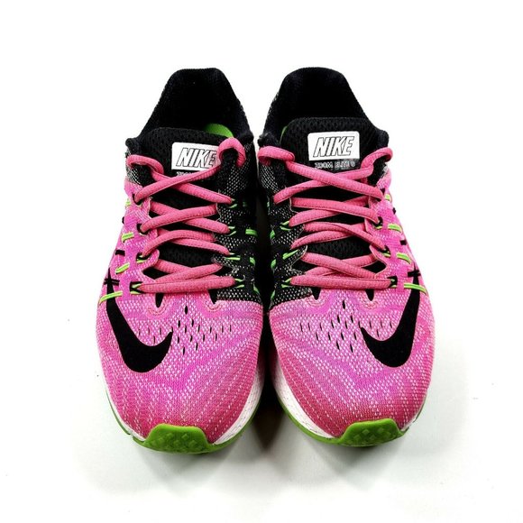 Nike Air Zoom Elite 8 748589-600 Pink Black Running Shoes Women's Size 6 - Picture 2 of 7